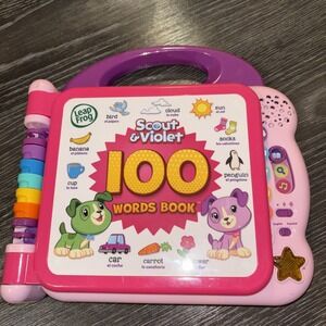 LeapFrog Scout & Violet 100 Words Book Light Up Toy, Excellent